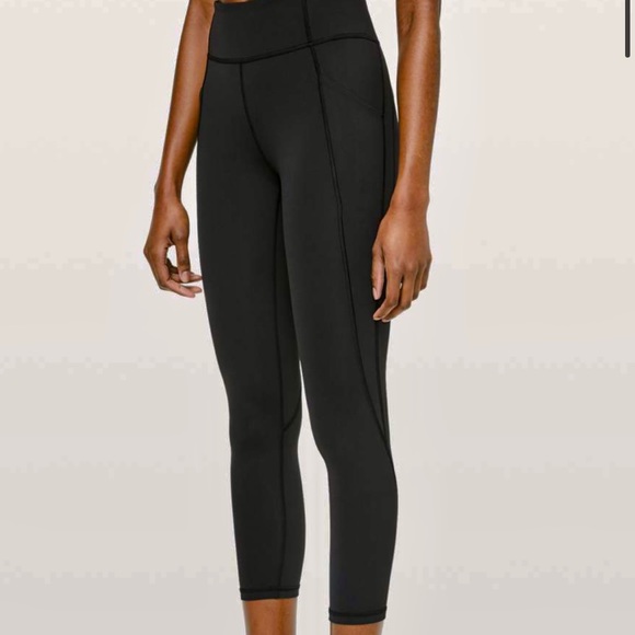Lululemon High Rise Time to Sweat Crop 23” - Picture 1 of 9